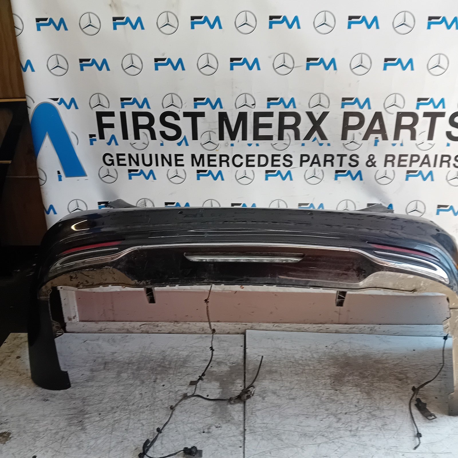 MERCEDES BENZ S-CLASS W222 SLN REAR BUMPER  2015 FMX151