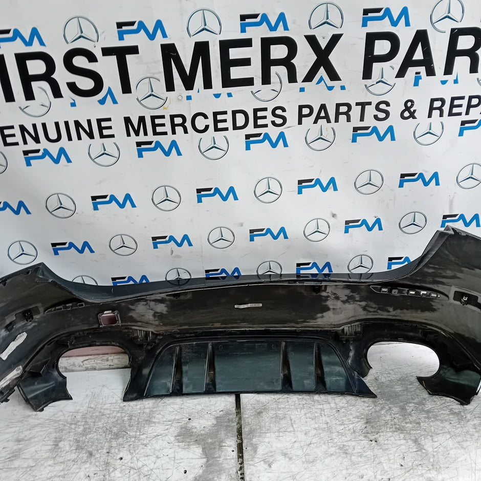 MERCEDES BENZ  A-CLASS W177 REAR BUMPER 2018 A1778808101 BLACK FMX26