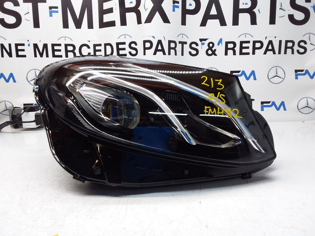 2020 MERCEDES E-CLASS W213 O/S Driver Side Front Headlight A2139064604 FMH32