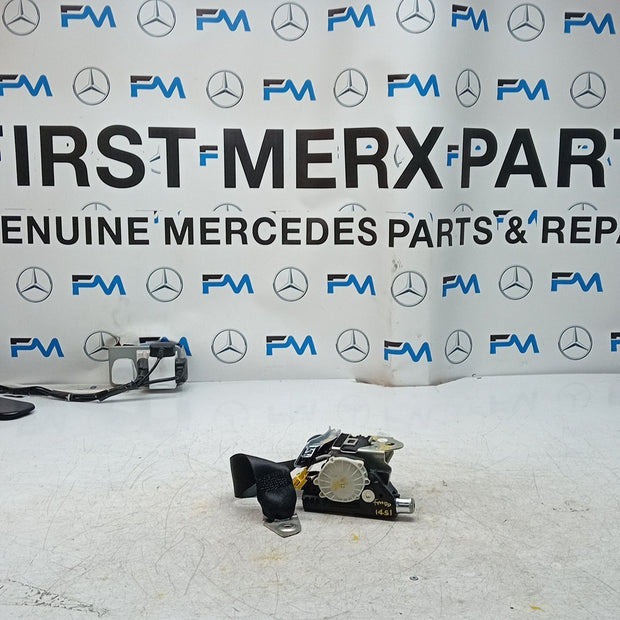 MERCEDES S-CLASS W222 DRIVER RIGHT SEAT BELT BLACK A2228600885 2015 FM001451