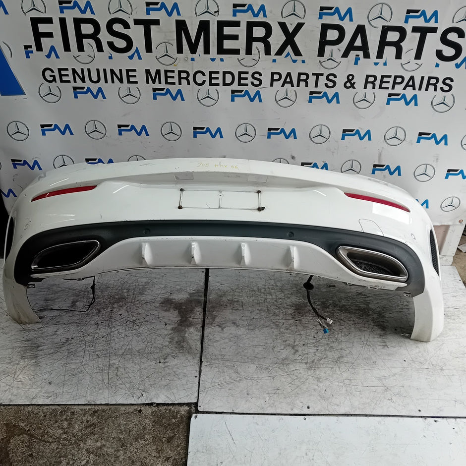 MERCEDES BENZ GLC W253 REAR BUMPER 2015 GREY COMPLETE A2538850200 FMX65