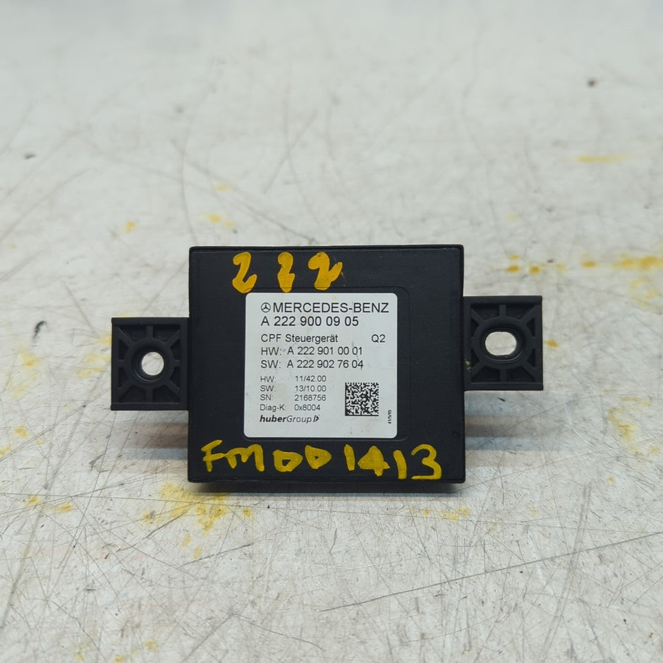 MERCEDES S CLASS W222  REAR CAMERA CONTROL MODULE ECU A2229000905 FM001413