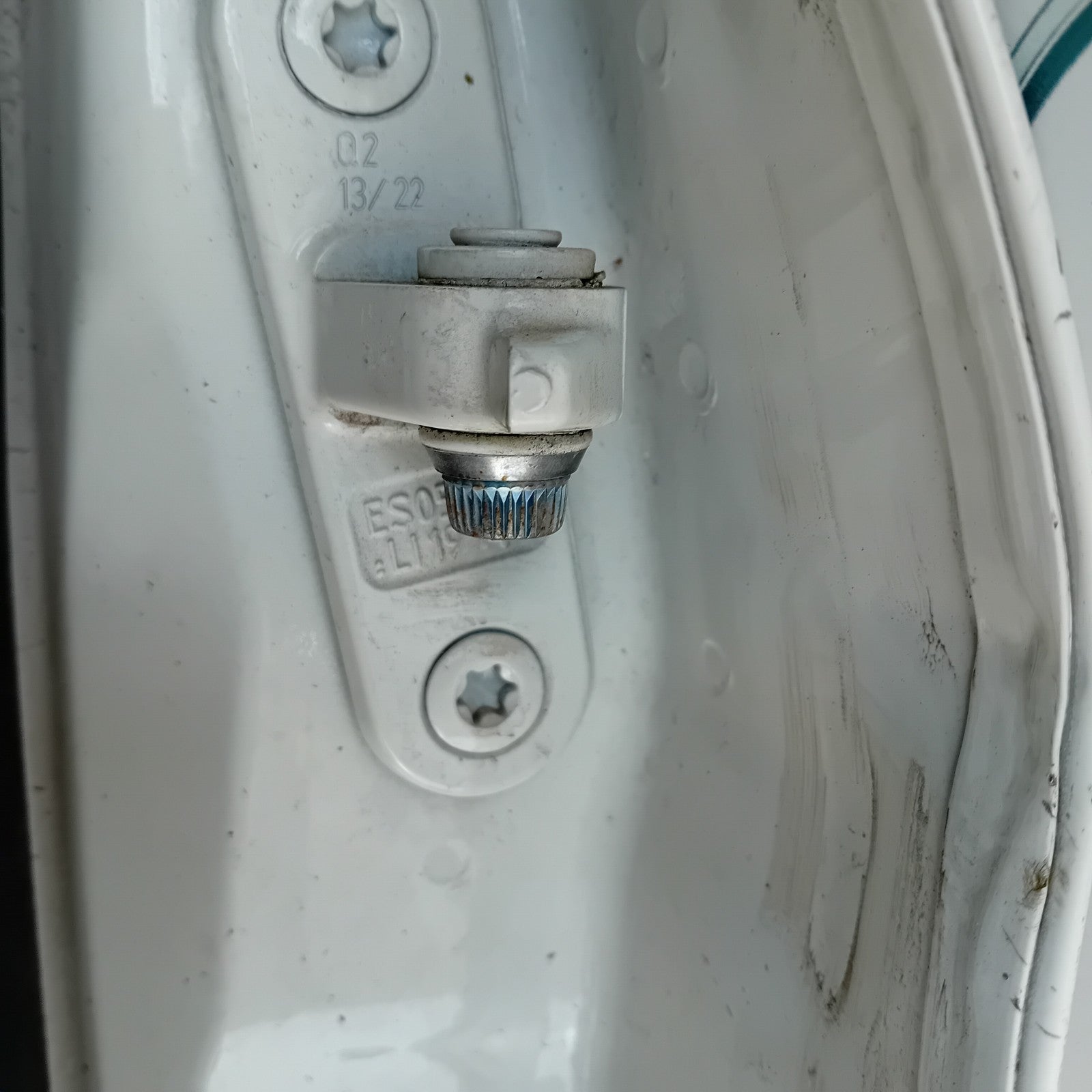 MERCEDES BENZ CLA W117 PASSENGER SIDE RESR DOOR N/S/R WHITE FMD126
