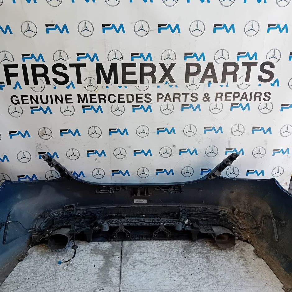 MERCEDES BENZ C-CLASS W205 REAR BUMPER BLUE 2014 A2058555738 FMX145