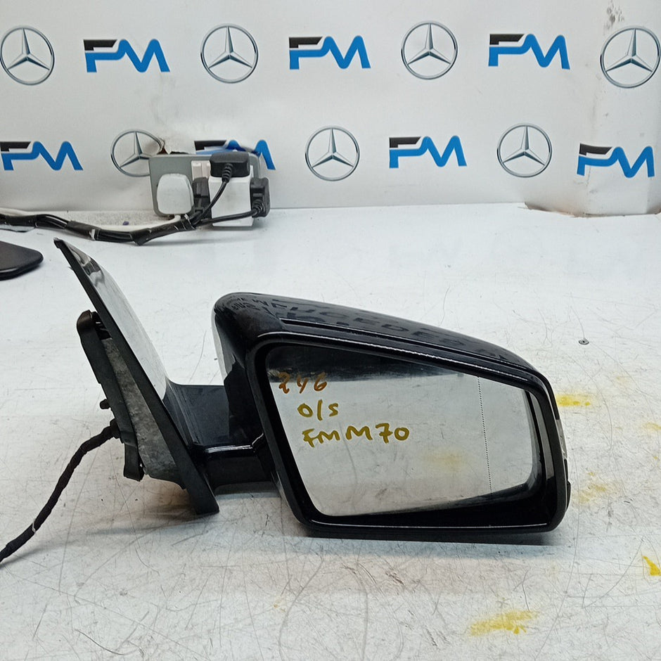 MERCEDES B-CLASS W246 DRIVER WING MIRROR OSF BLACK A2468100301 FMM70