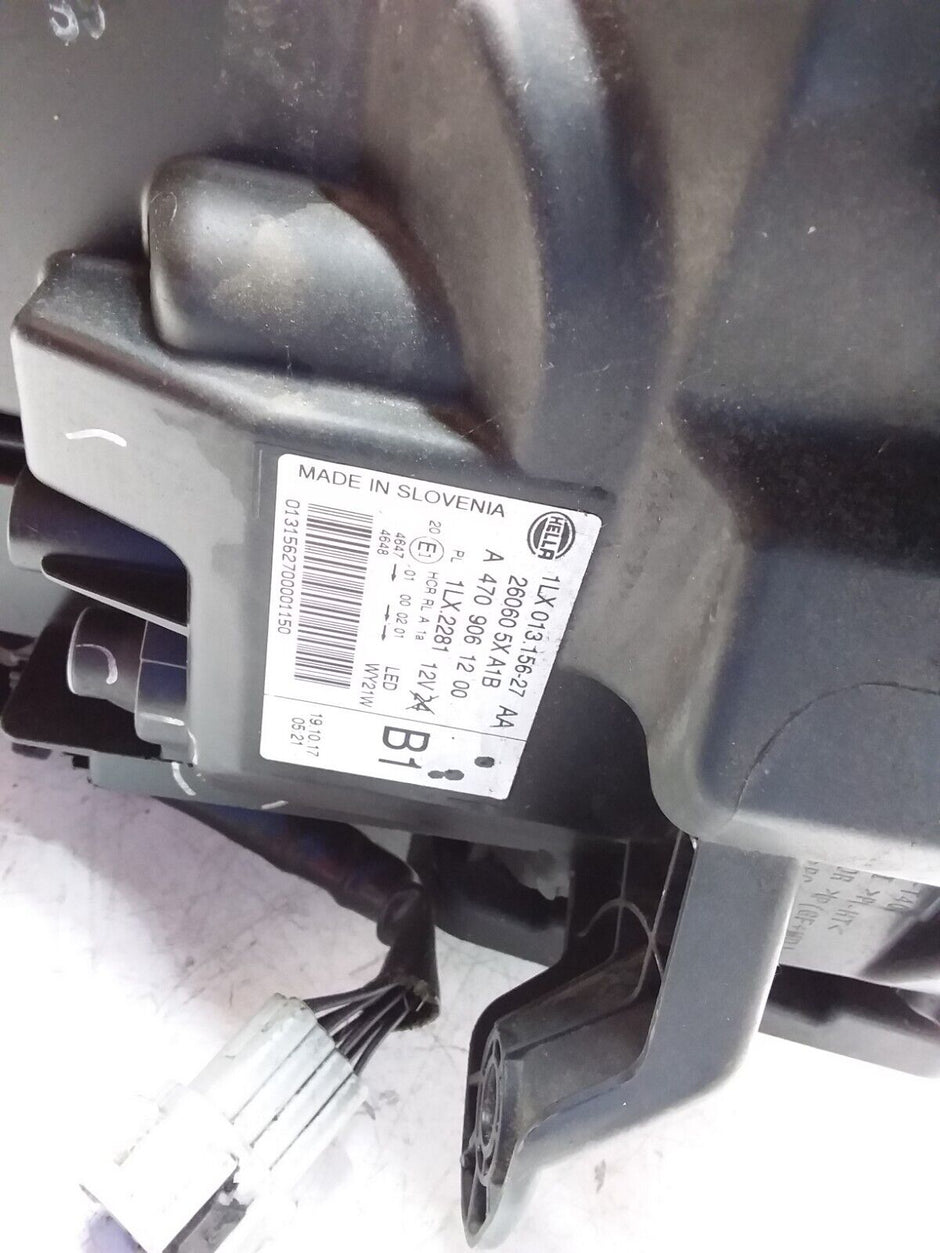 2017 MERCEDES X-CLASS W470 HEADLIGHT DRIVER OS A4709061200 FMH132 (DAMAGED)