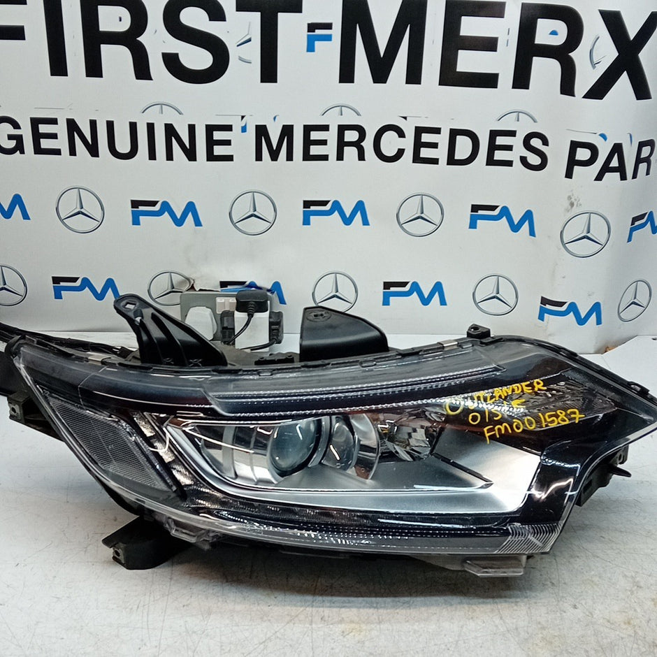 MITSUBISHI OUTLANDER MK3 2015 HEADLIGHT DRIVER OS LEFT L0094I 1U64 FM001587
