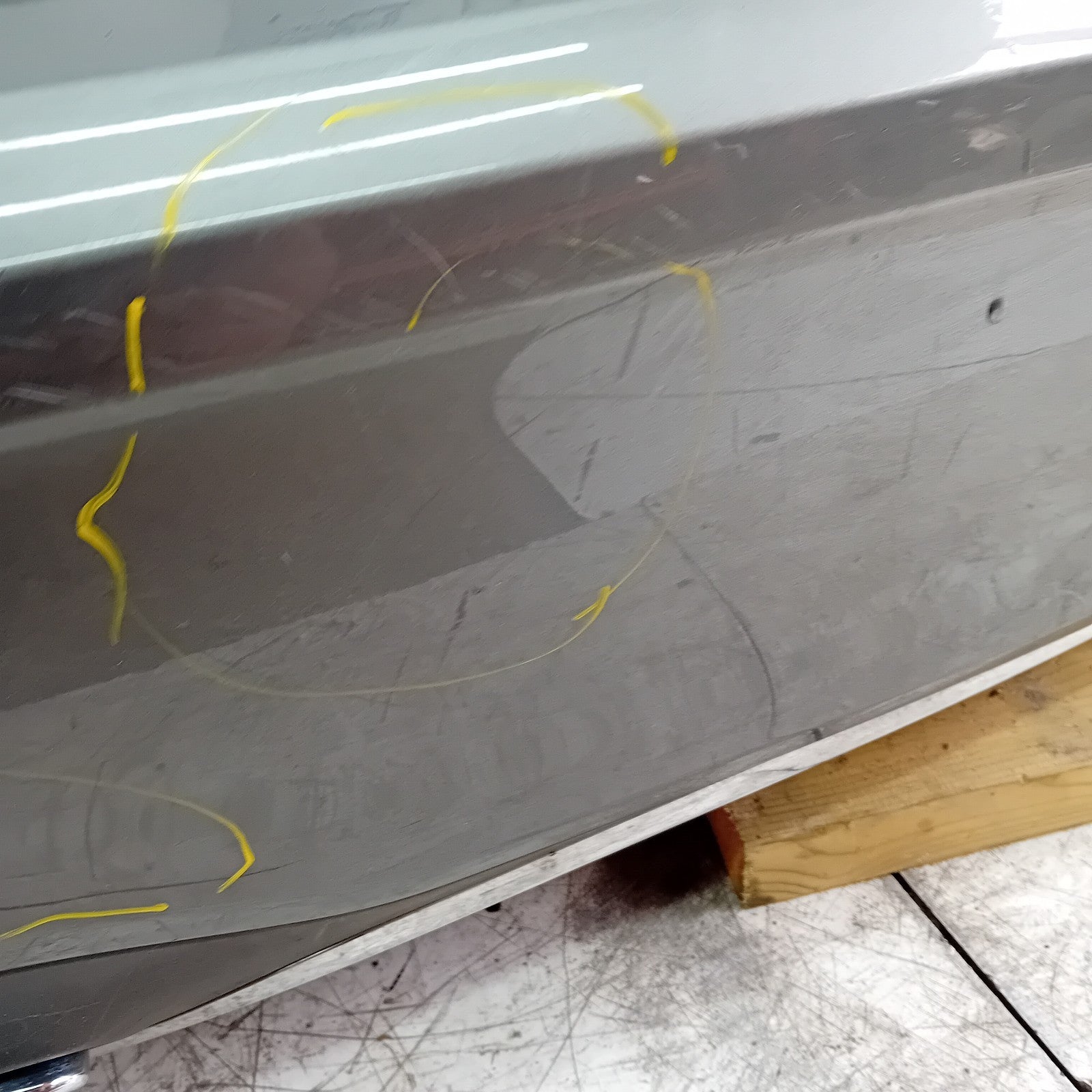 MERCEDES BENZ  A-CLASS W177 REAR BUMPER A1778804701 GREY 2018 COMPLETE FMX3