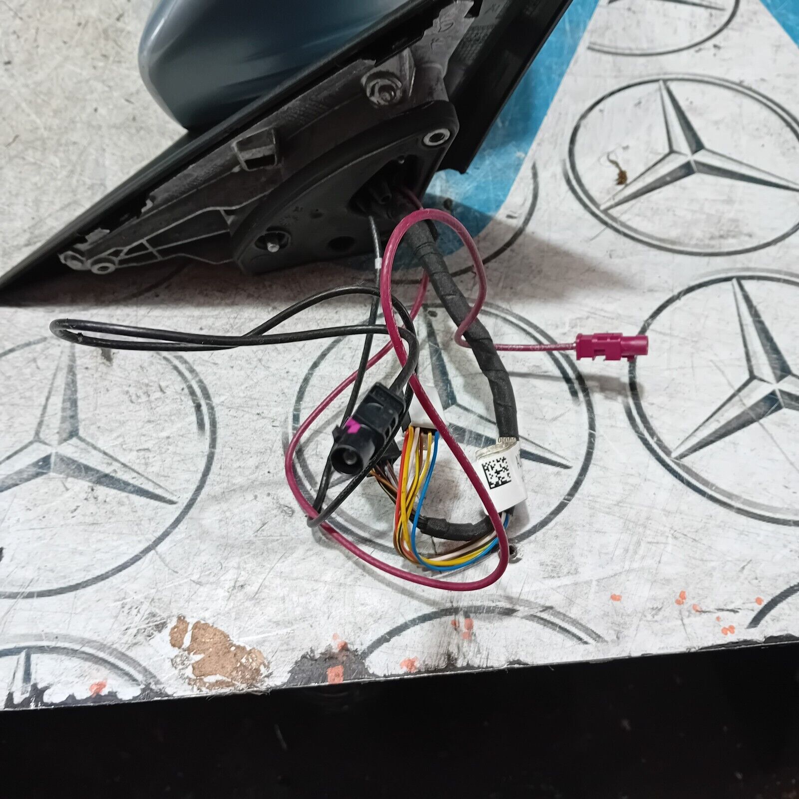 MERCEDES BENZ C CLASS W205 RIGHT SIDE ELECTRIC POWER FOLDING WING MIRROR GREY