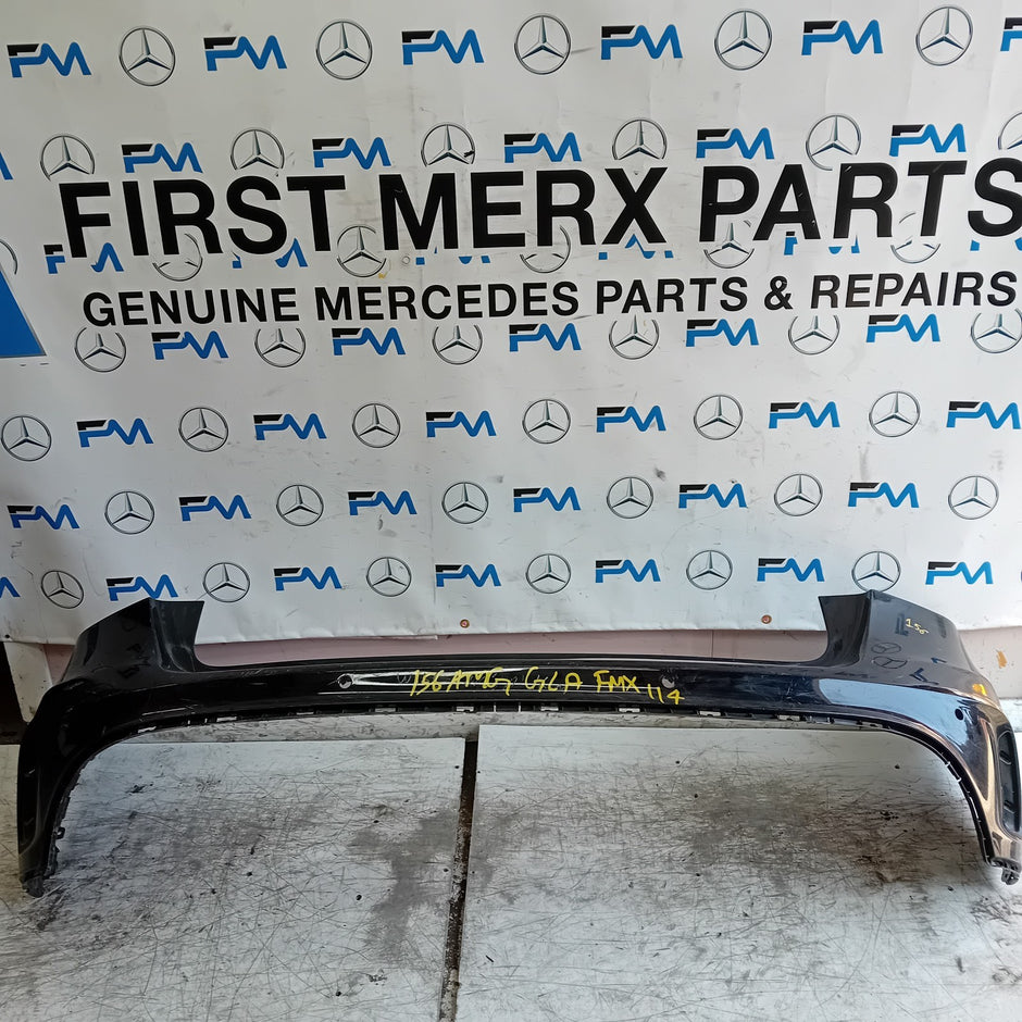 MERCEDES BENZ GLA X156 AMG REAR BUMPER BLACK 2014-19  A1568852425 FMX114