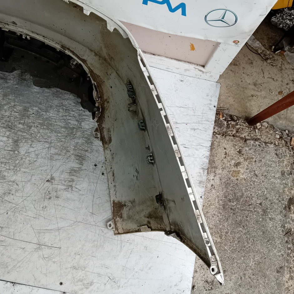 MERCEDES BENZ C-CLASS W205 SLN REAR BUMPER 2015 WHITE A2058850138 FMX54