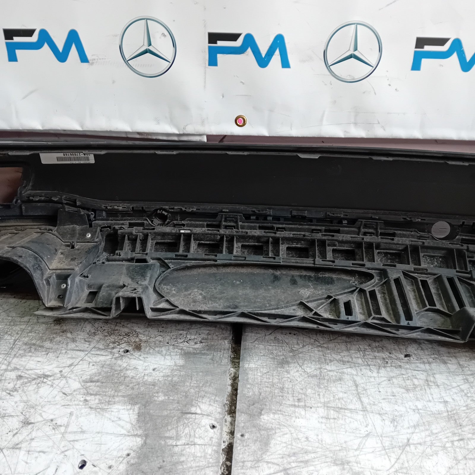 MERCEDES E-CLASS W213 BLACK REAR BUMPER ESTATE 2016 ON A2138850301 FMX93
