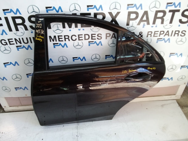 MERCEDES S CLASS W222 SALOON PASSENGER REAR DOOR (NEAR SIDE REAR) BLACK FMD23
