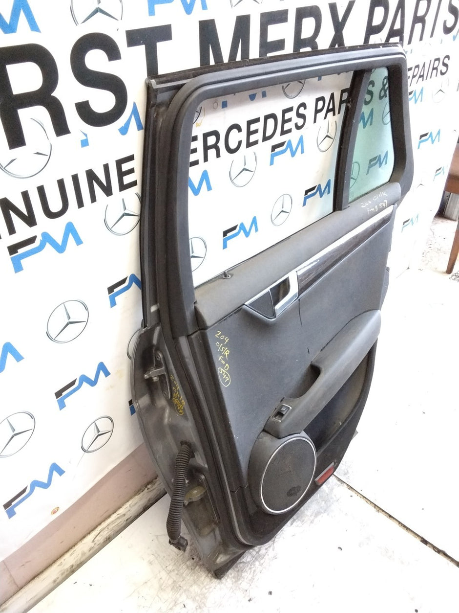 MERCEDES C-CLASS S204 EST DRIVER REAR DOOR OSR GREY 2008-14 FMD549