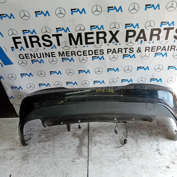 MERCEDES BENZ CLA W117 REAR BUMPER SE SPORT BLACK 2014 A1178850325 FMX138