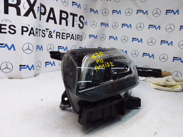 2017 MERCEDES X-CLASS W470 HEADLIGHT DRIVER OS A4709061200 FMH132 (DAMAGED)
