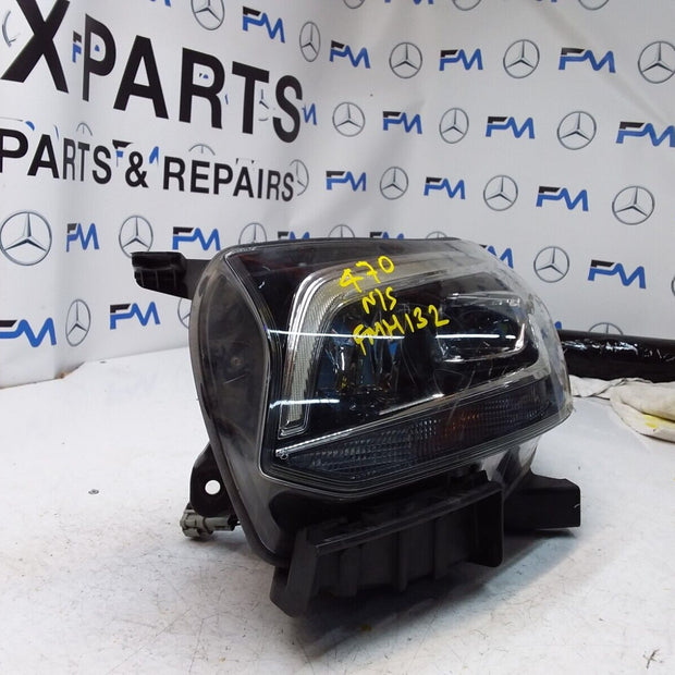2017 MERCEDES X-CLASS W470 HEADLIGHT DRIVER OS A4709061200 FMH132 (DAMAGED)
