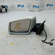 MERCEDES E-CLASS W207 PASSENGER WING MIRROR NS WHITE 2009-2016 FMM57