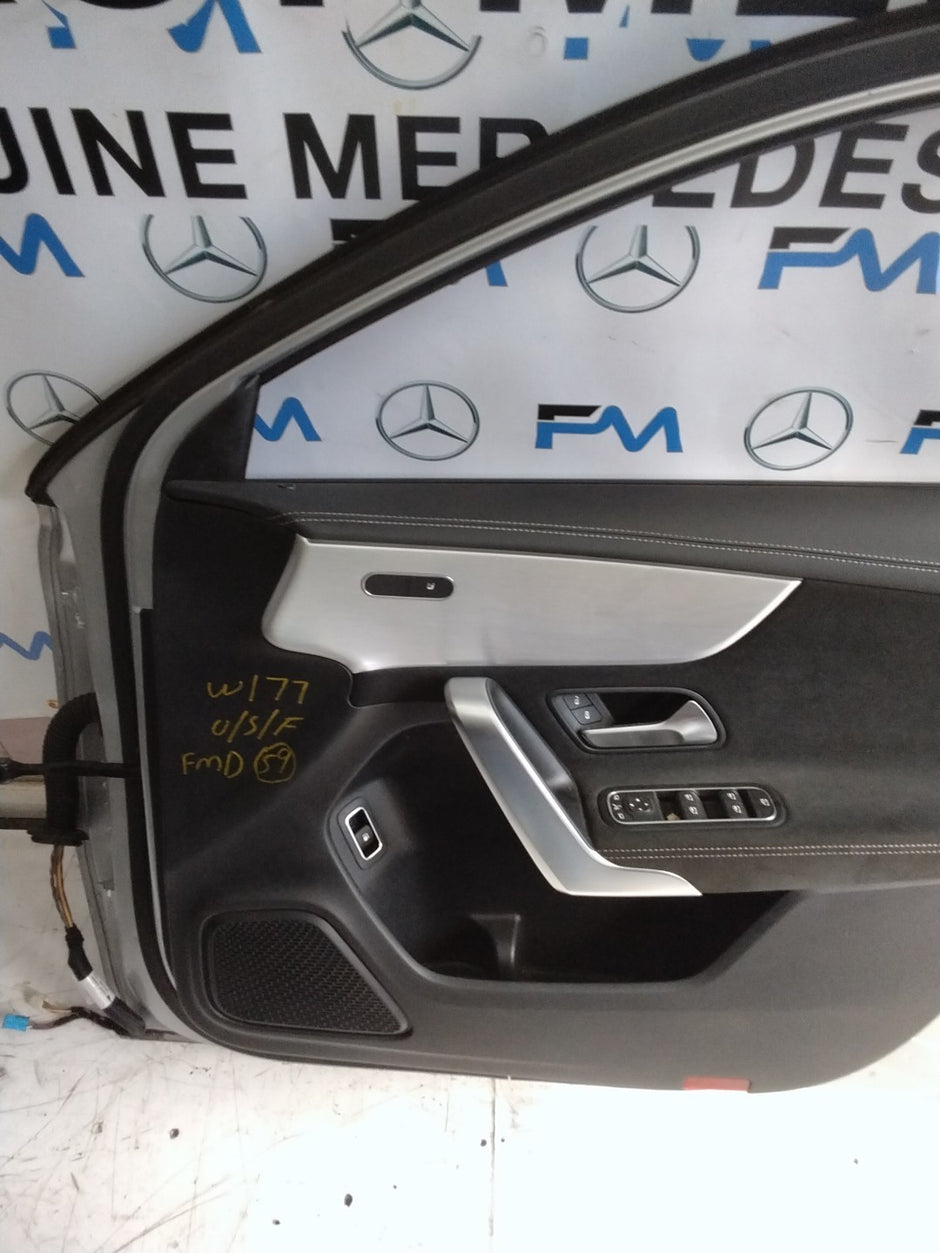 MERCEDES BENZ  C-CLASS W177 DRIVER SIDE FRONT DOOR O/S/F COMPLETE GREY FMD59