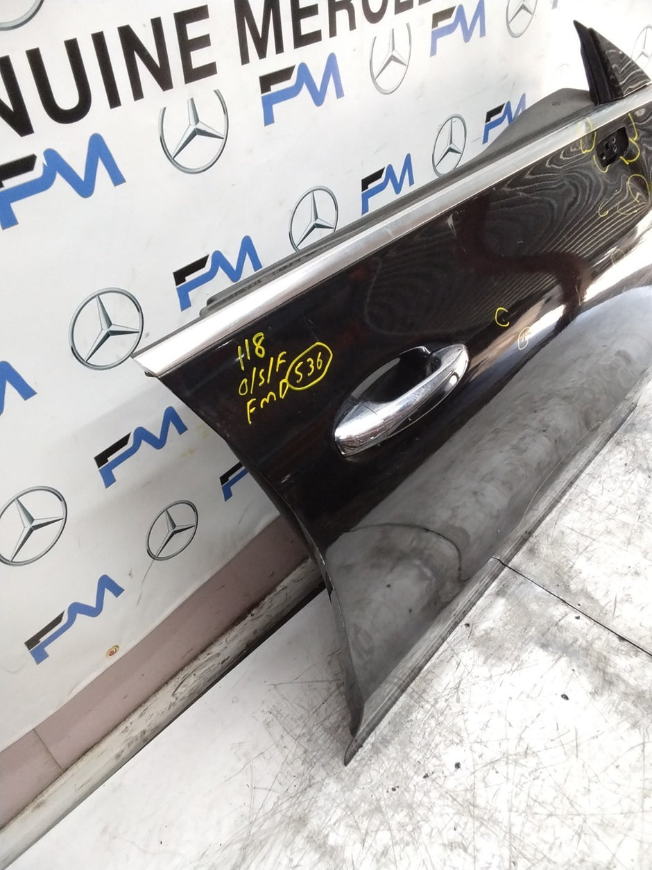 MERCEDES CLA W118  DRIVER FRONT DOOR OSF BLACK 2019-23 COMPLETE FMD536