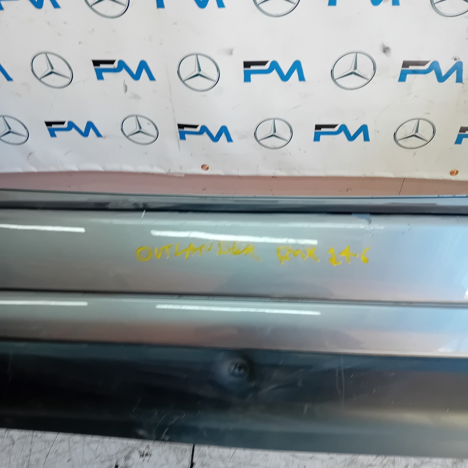 MITSUBISHI OUTLANDER MK3 REAR BUMPER GREY 2013  FMX146