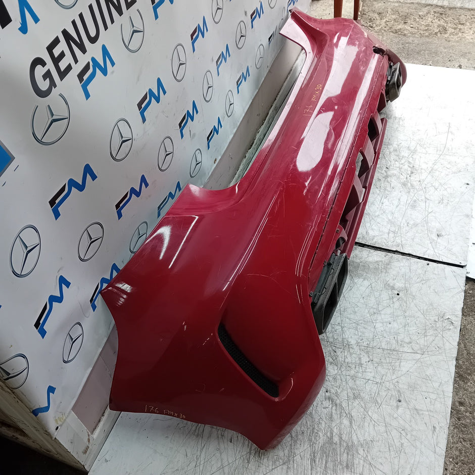 MERCEDES BENZ A-CLASS W176 REAR BUMPER 2012-18 A1768852625 RED FMX30