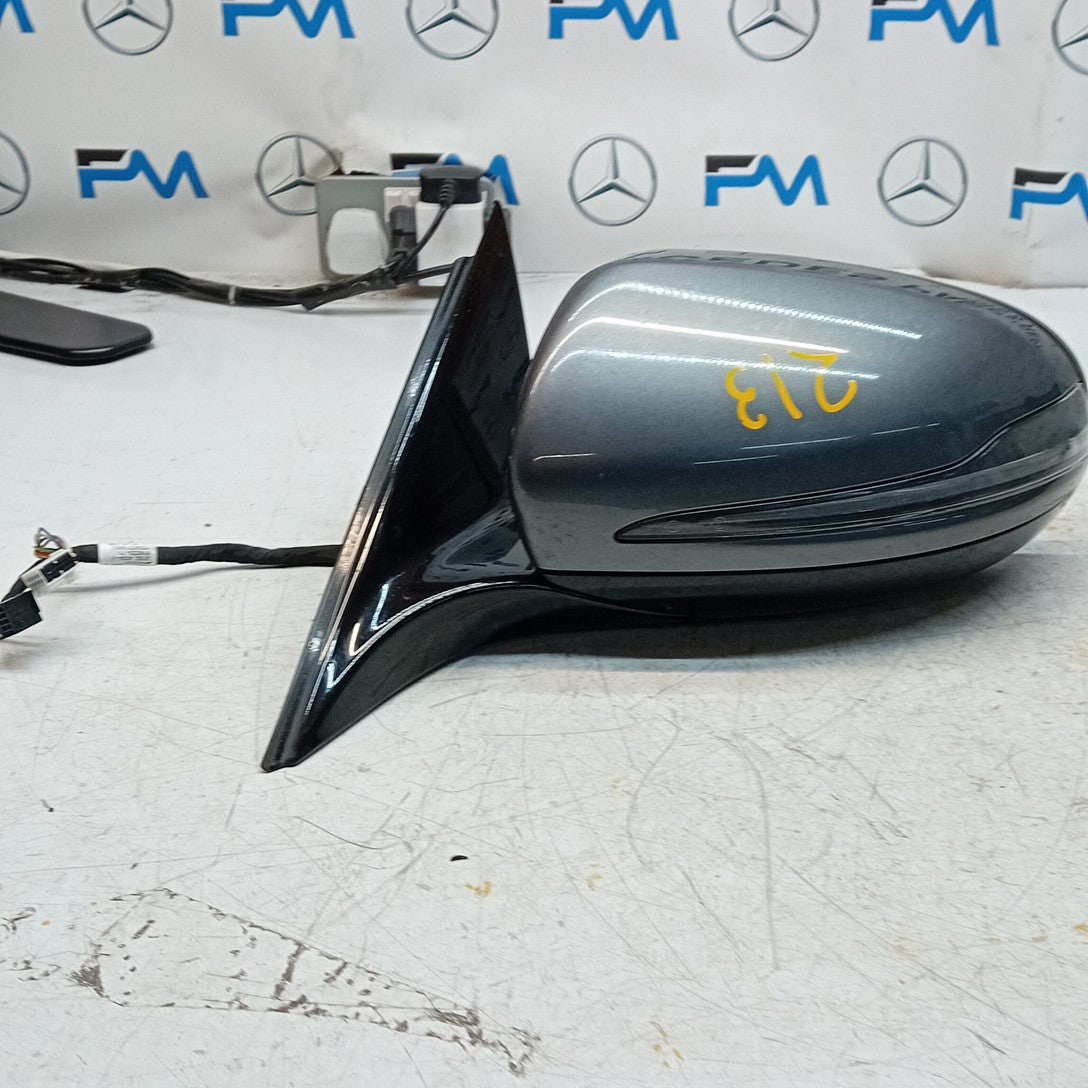 MERCEDES E-CLASS W213 PASSENGER SIDE WING MIRROR GREY A2138102500 PL FMM46
