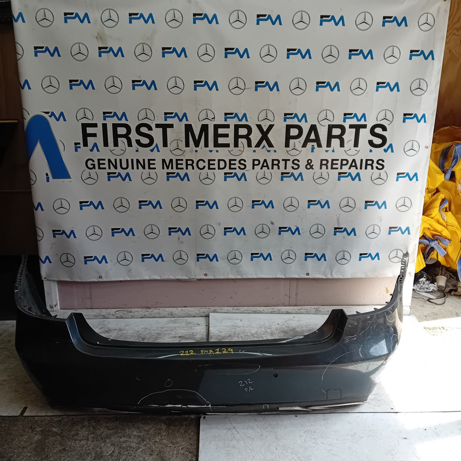 MERCEDES BENZ E-CLASS W212 REAR BUMPER BLACK 2014 A2128855125 FMX129