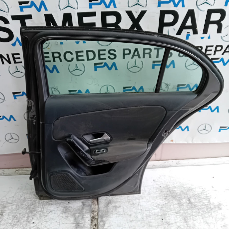 MERCEDES A-CLASS W177 DRIVER REAR DOOR OSR GREY COMPLETE 2018 ON FMD415
