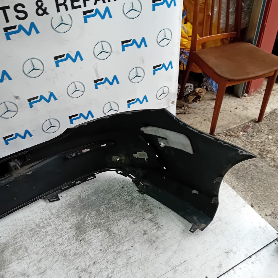 MERCEDES BENZ C-CLASS W205 COUPE REAR BUMPER 2015 BLACK COMPLETE FMX63