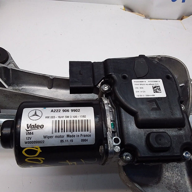 MERCEDES S-CLASS 2019 W222 A222902 FRONT WIPER MOTOR + MECHANISM LINKAGE FM00167