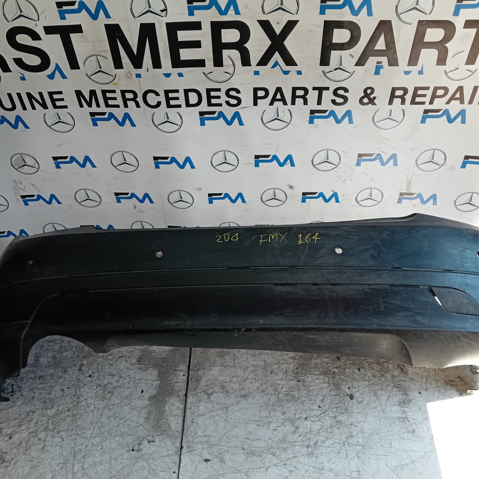 MERCEDES BENZ C-CLASS W204  REAR BUMPER A2048850438 2016 GREY  FMX164