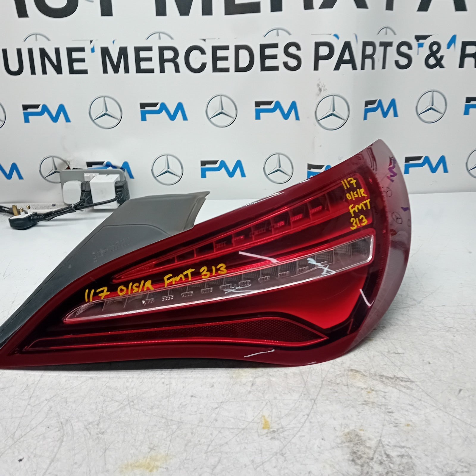 MERCEDES CLA W117 DRIVER SIDE RIGHT REAR TAIL LIGHT 2018 A1179061956 FMT313