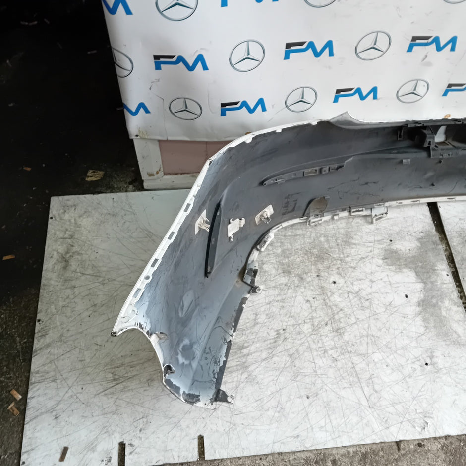 MERCEDES BENZ  C-CLASS C205 CP REAR BUMPER 2014 WHITE  COMPLETE FMX42
