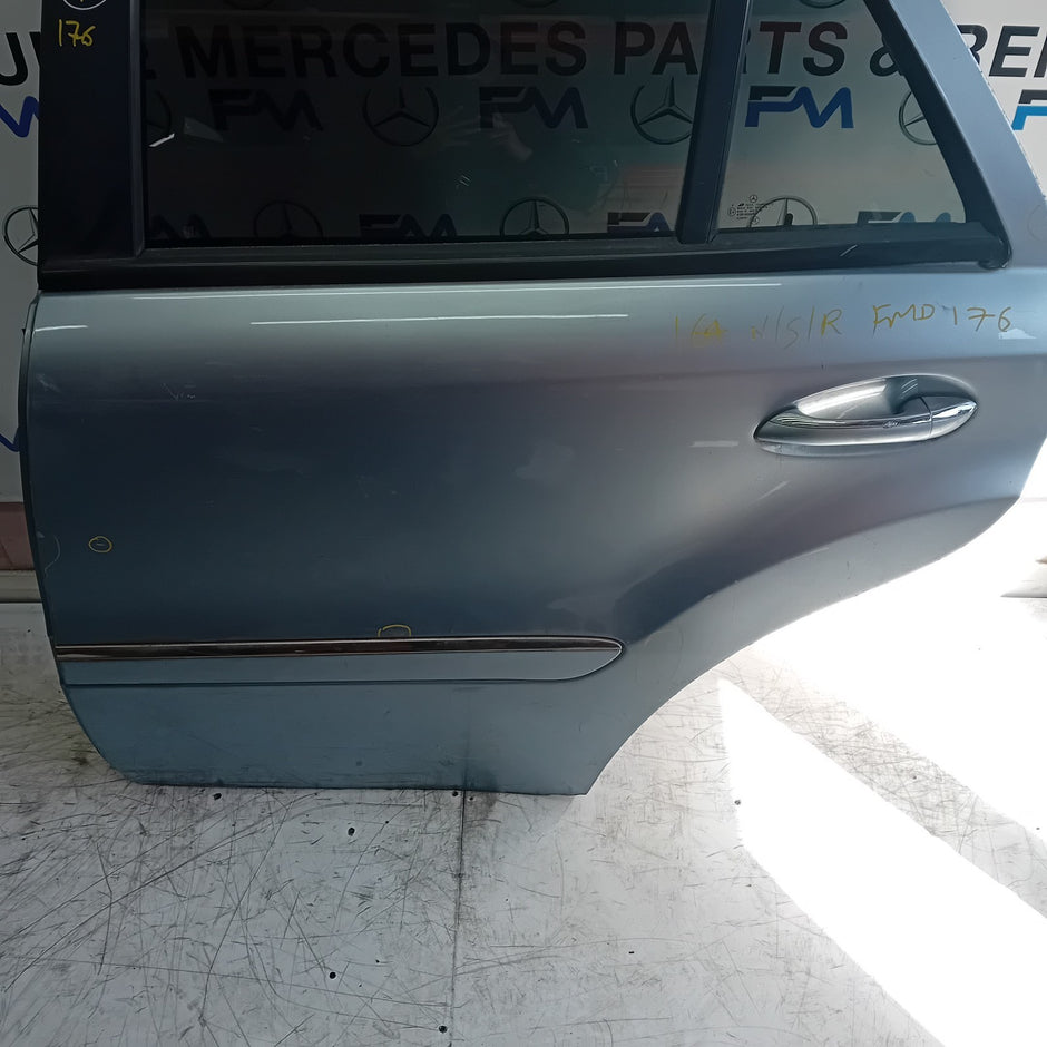 MERCEDES GL SUV W164 PASSENGER SIDE REAR DOOR NSR GREY 2007-2012 COMPLETE FMD176