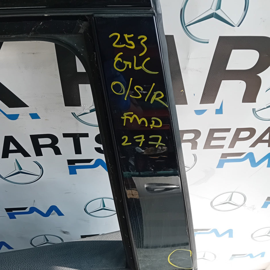 MERCEDES GLC X253 DRIVER REAR DOOR OSR 2016 ON WHITE COMPLETE FMD277