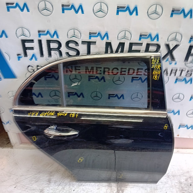 MERDEDES A-CLASS W177 DRIVER SIDE REAR DOOR OSR BLACK 2018 ON COMPLETE FMD181