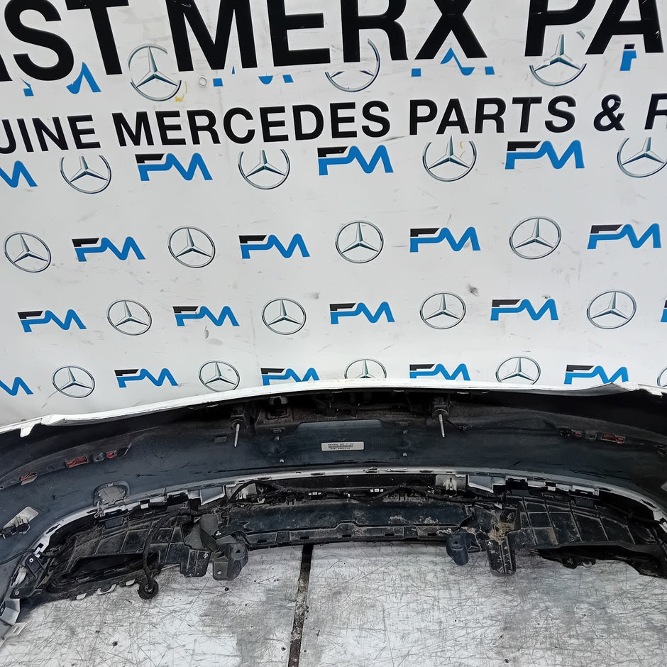 MERCEDES BENZ C-CLASS C205 COUPE REAR BUMPER 2016 ON WHITE COMPLETE FMX34