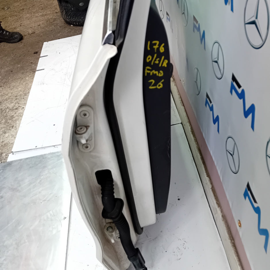 MERCEDES BENZ A-CLASS W176 DRIVER REAR DOOR (OFF SIDE REAR) WHITE FMD26