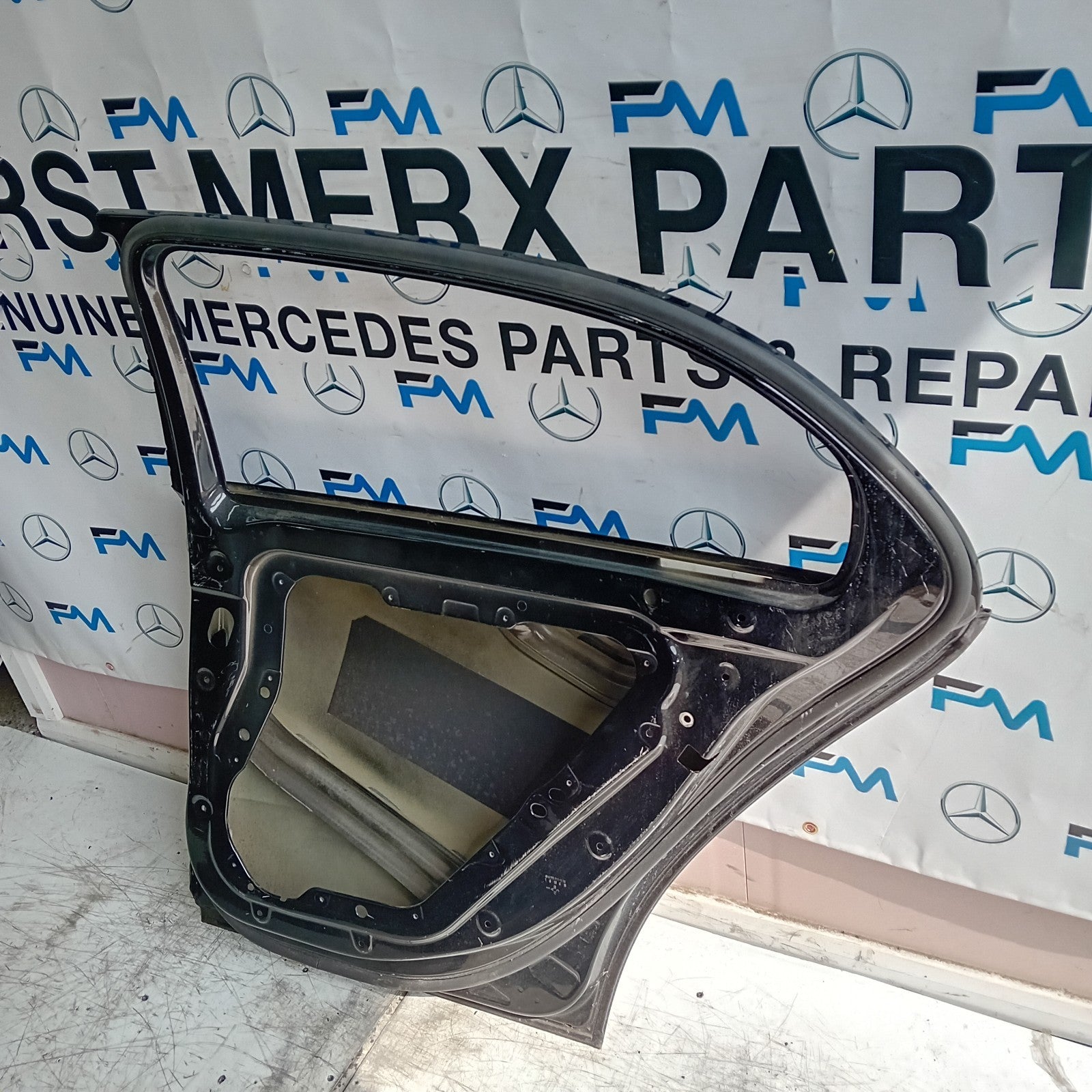 MERCEDES A-CLASS W177 SLN DRIVER REAR DOOR OSR 2018 ON BLACK FMD285