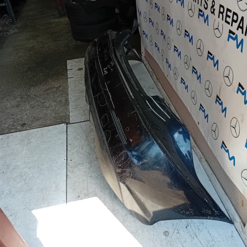 MERCEDES BENZ CLC W203 REAR BUMPER A2038801040 2011 BLUE FMX172