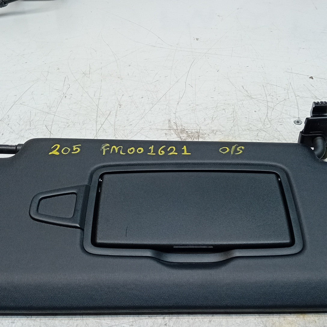 MERCEDES C-CLASS W205 SUN VISOR DRIVER SIDE OS BLACK 2014 FM001621