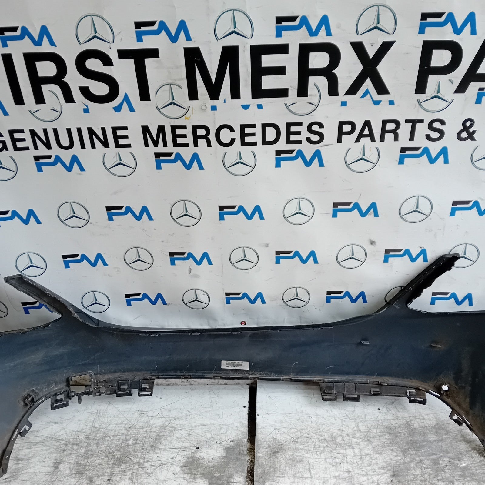 MERCEDES C-CLASS W205 SLN REAR BUMPER 2014 BLACK A2058555738 FMX45