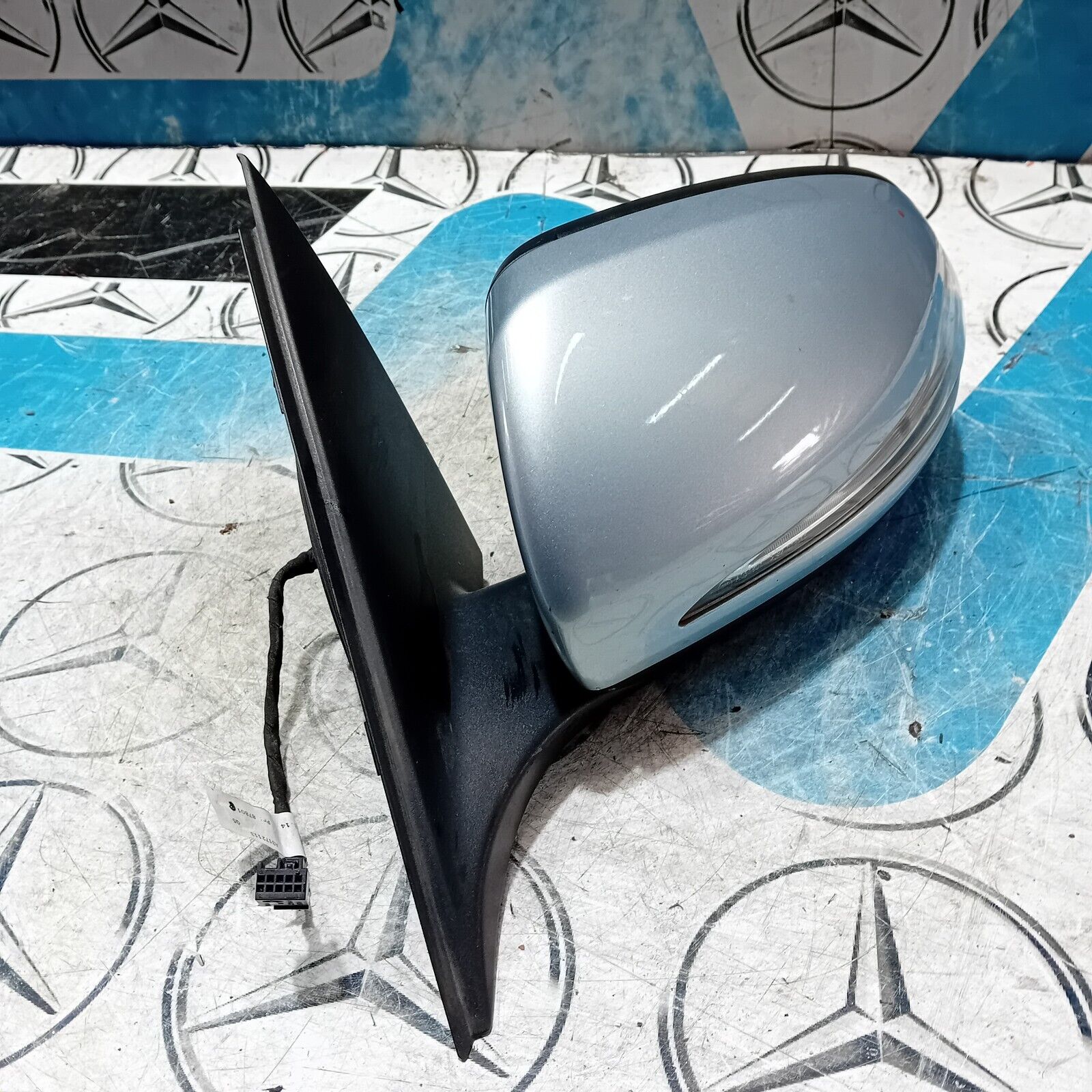 2007/2015 MERCEDES C E CLASS LEFT SIDE HEATED WING MIRROR IN SILVER