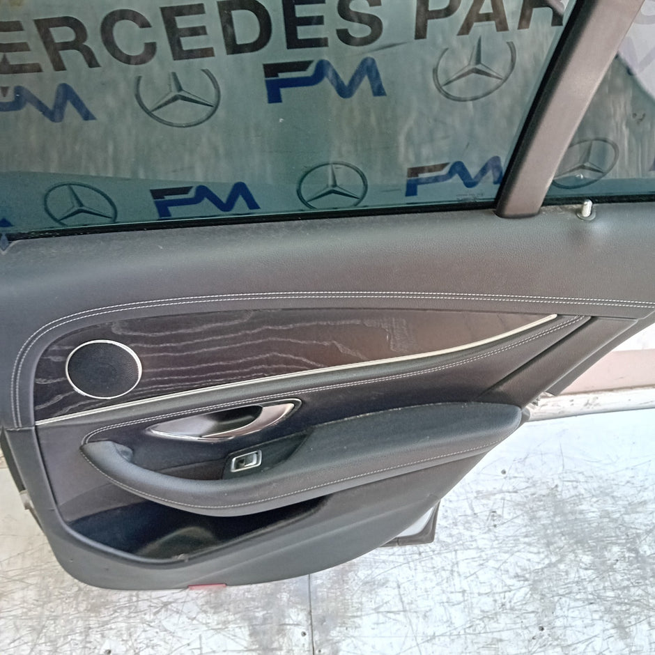 MERCEDES E-CLASS W213 SLN DRIVER REAR DOOR OSR SILVER 2016 ON COMPLETE FMD477