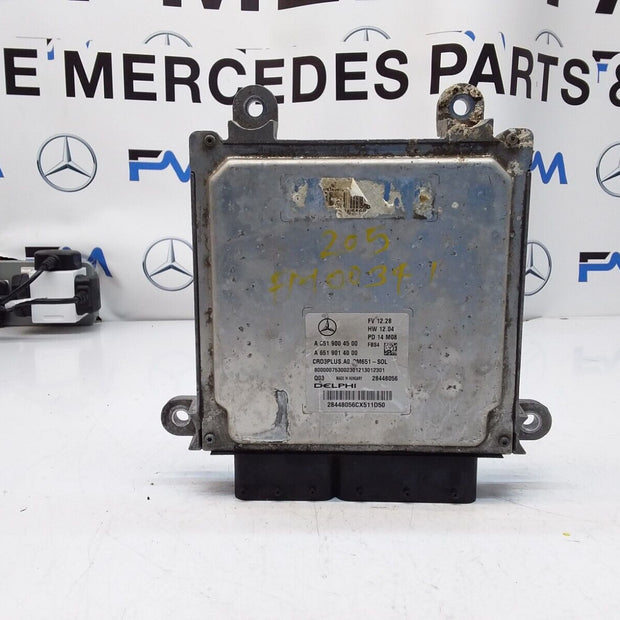 MERCEDES E-CLASS 2012 ENGINE  CONTROL MODULE A6519004500 FM00341