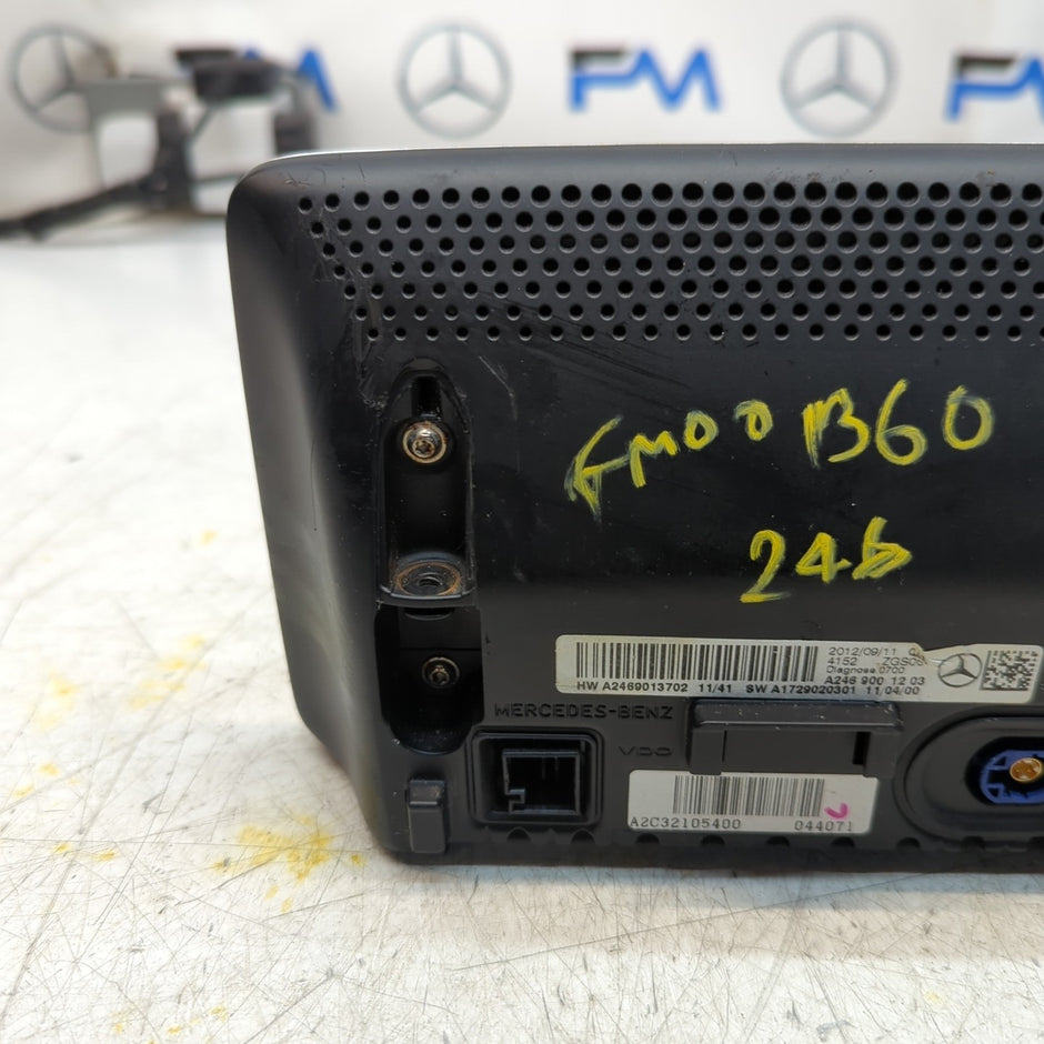 MERCEDES BENZ B-CLASS W246 DISPLAY SCREEN A2469001203  2012-2019 ON FM001360