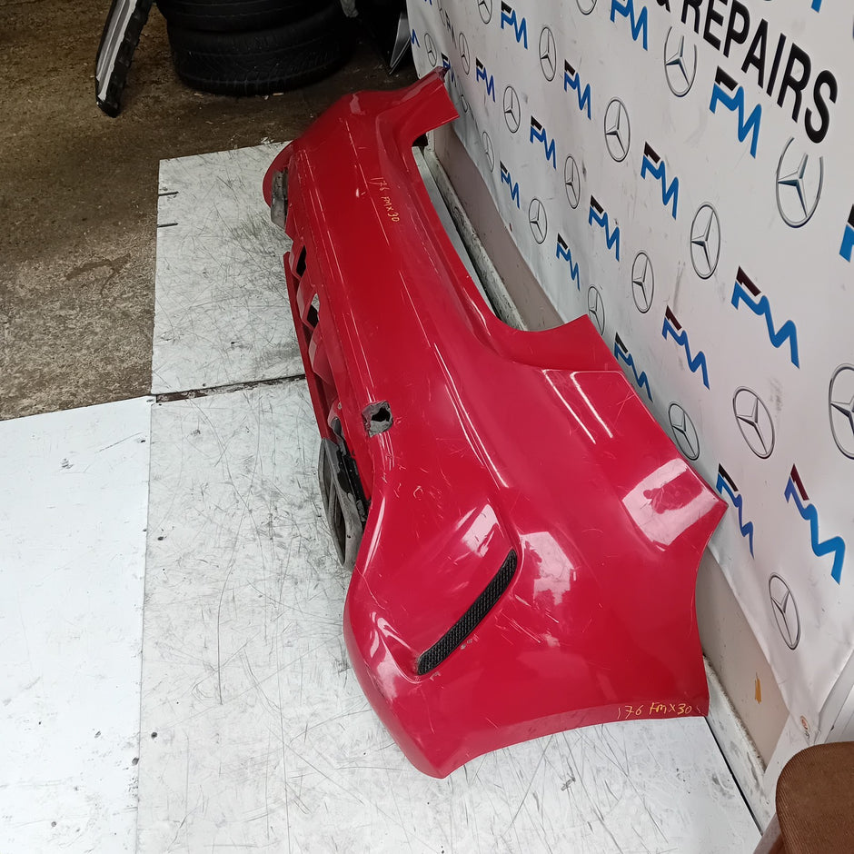 MERCEDES BENZ A-CLASS W176 REAR BUMPER 2012-18 A1768852625 RED FMX30