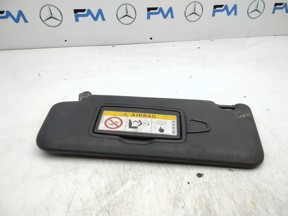  MERCEDES E-CLASS W213 FRONT LEFT PASSENGER SIDE SUN VISOR A2138106101 FMR43