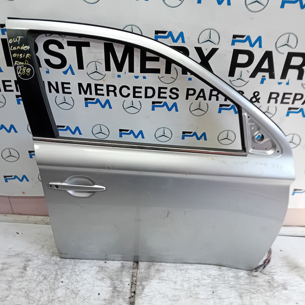 MITSUBISHI OUTLANDER MK3 DRIVER FRONT DOOR OSF SILVER 2013 FMD368